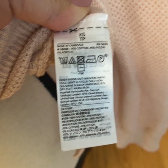 GAP New with Tags Waffle‎ Knit Pink Sweater Size XS - Picture 6 of 7